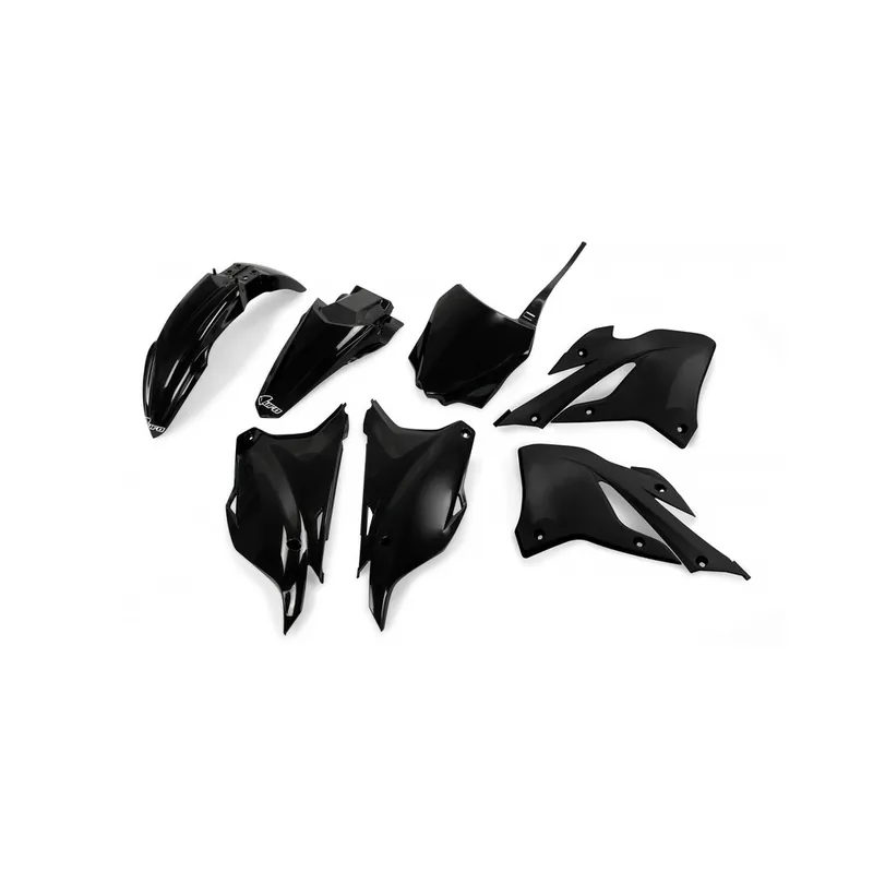 Solde Kit plastiques UFO – noir Kawasaki KX85