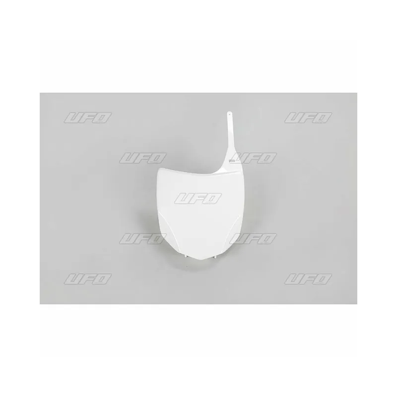 Retour Gratuit Plaque numéro frontale UFO blanc Kawasaki KX450F