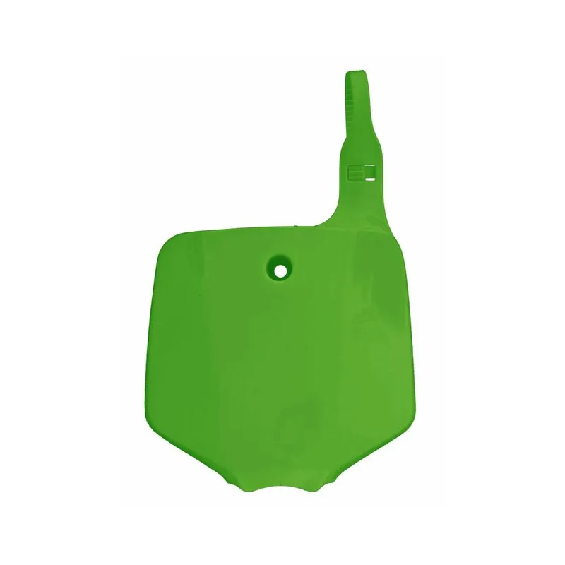 Plaque frontale RACETECH vert Kawasaki KX65 Vente Directe