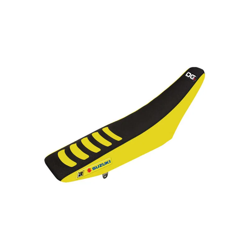 Commande En Gros Housse de selle BLACKBIRD Double Grip 3 jaune/noir Suzuki RM85