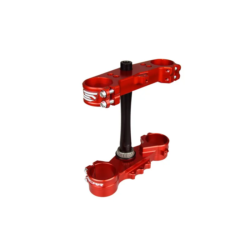 Usine Directe Té de fourche SCAR offset 22mm rouge Honda