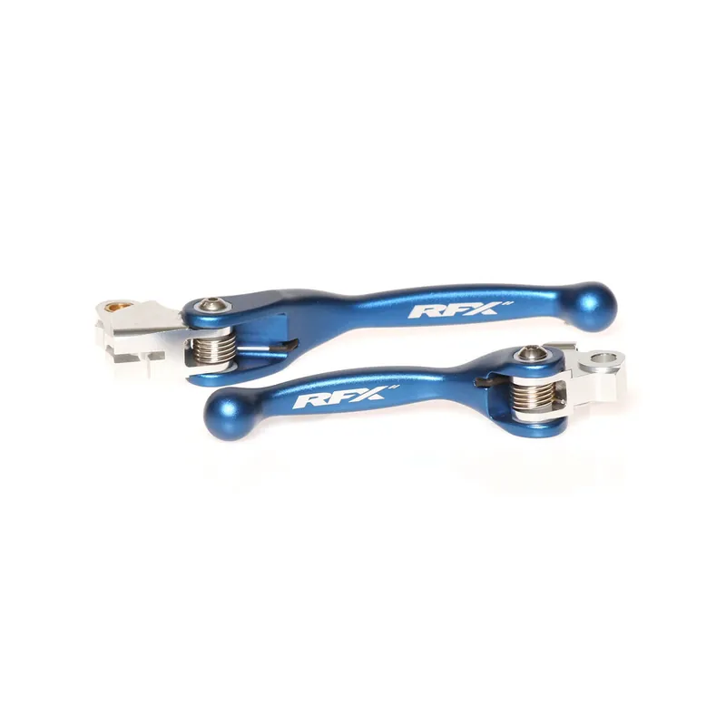 Satisfait Ou Remboursé Jeu de leviers flexibles forgés RFX Race (Bleu) – Yamaha YZ65/ 85