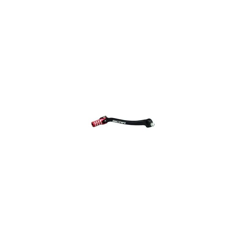 Must-Have Sélecteur de vitesse SCAR noir mat/embout rouge Honda CRF450R