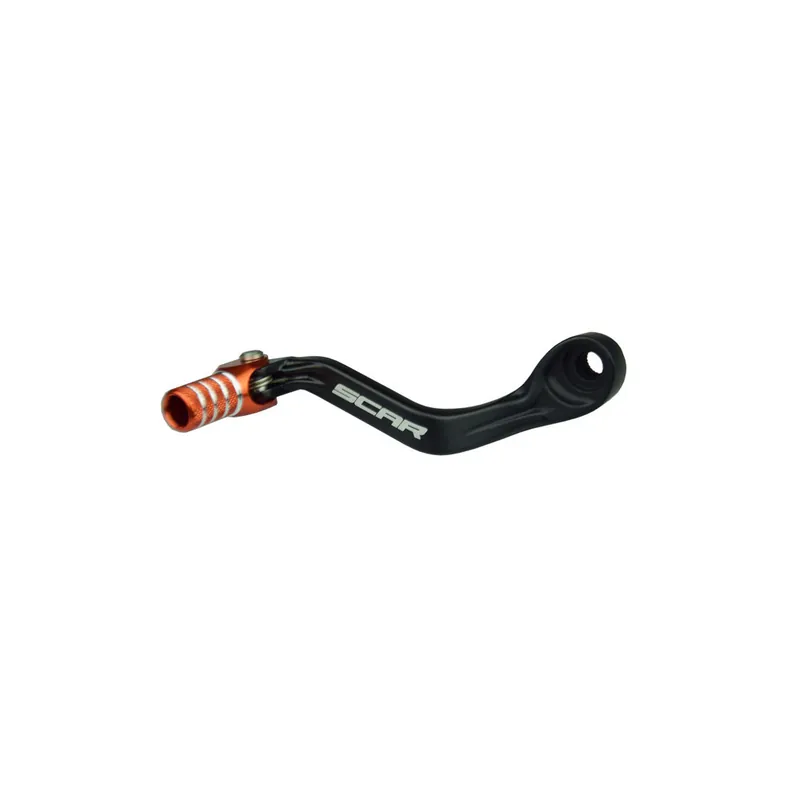 Prix Réduit Sélecteur de vitesse SCAR noir mat/embout orange KTM SX65