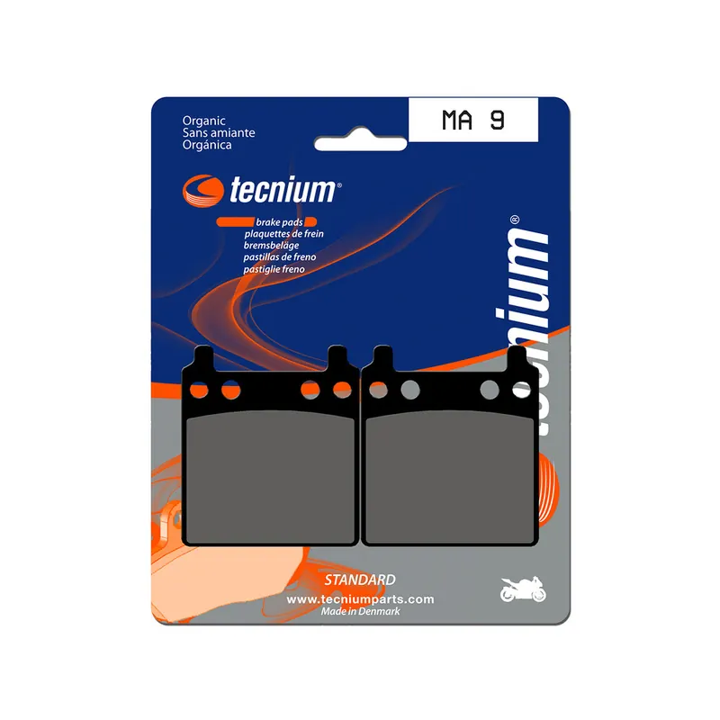 Usine Directe Plaquettes de frein TECNIUM route organique – MA9