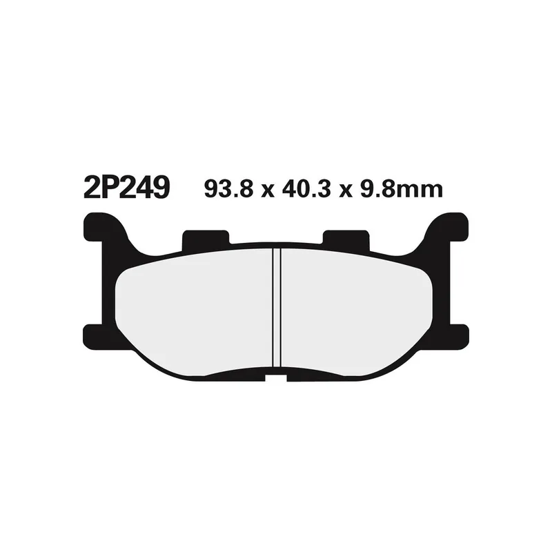 Expédition Rapide Plaquettes de frein NISSIN route semi-métallique – 2P-249NS