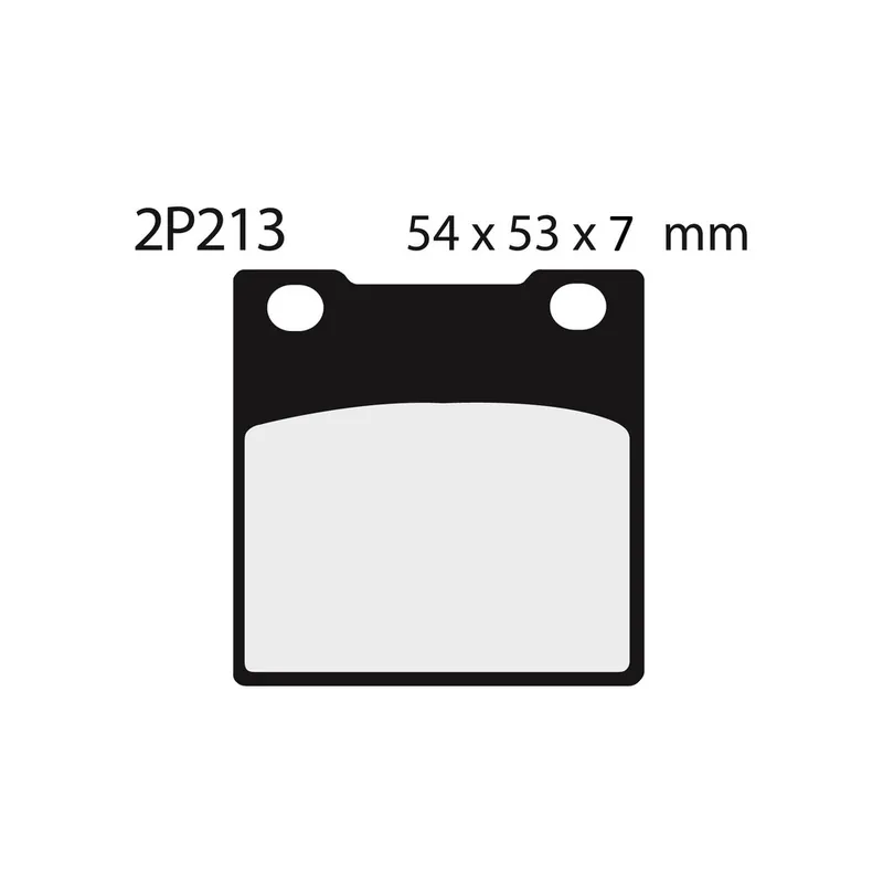 Plaquettes de frein NISSIN route semi-métallique – 2P-213NS Certifié