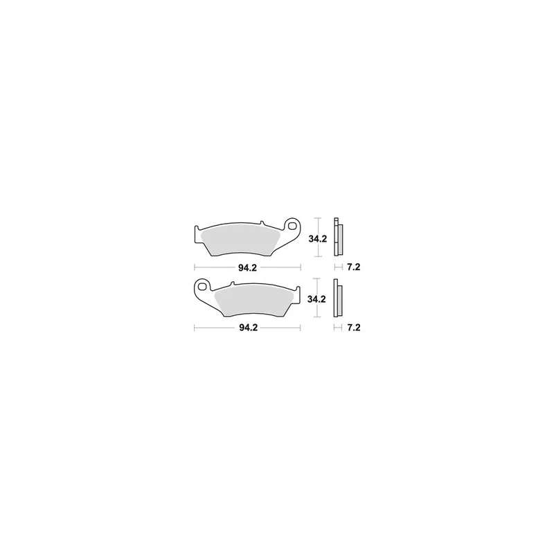 Expédié Aujourd&rsquo;hui Plaquettes de frein BRAKING Off-Road/Quad métal fritté – 772CM44