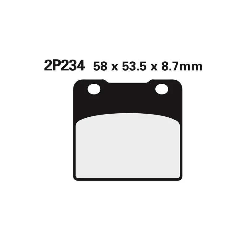 Plaquettes de frein NISSIN route semi-métallique – 2P-234NS Super Prix