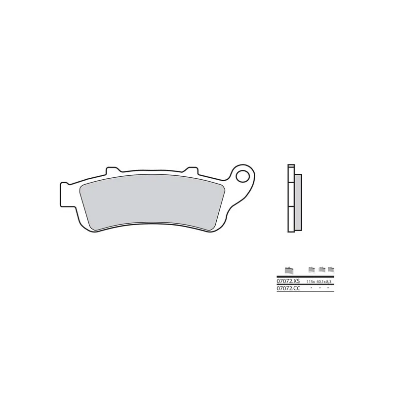Acheter En Ligne Plaquettes de frein BREMBO Scooter carbone céramique – 07072CC