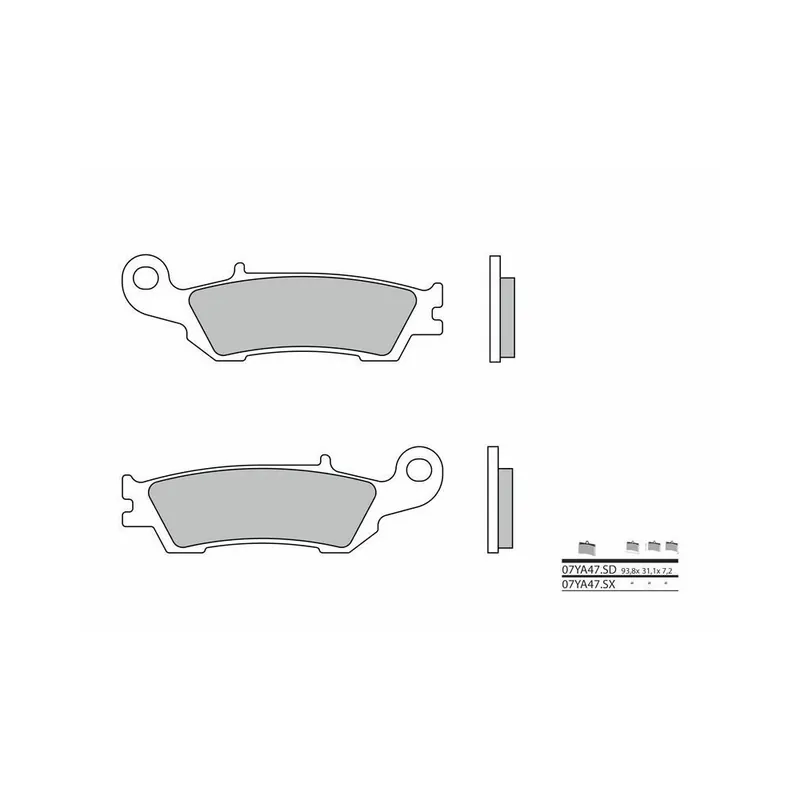 Remise Plaquettes de frein BREMBO Off-Road métal fritté - 07YA47SX