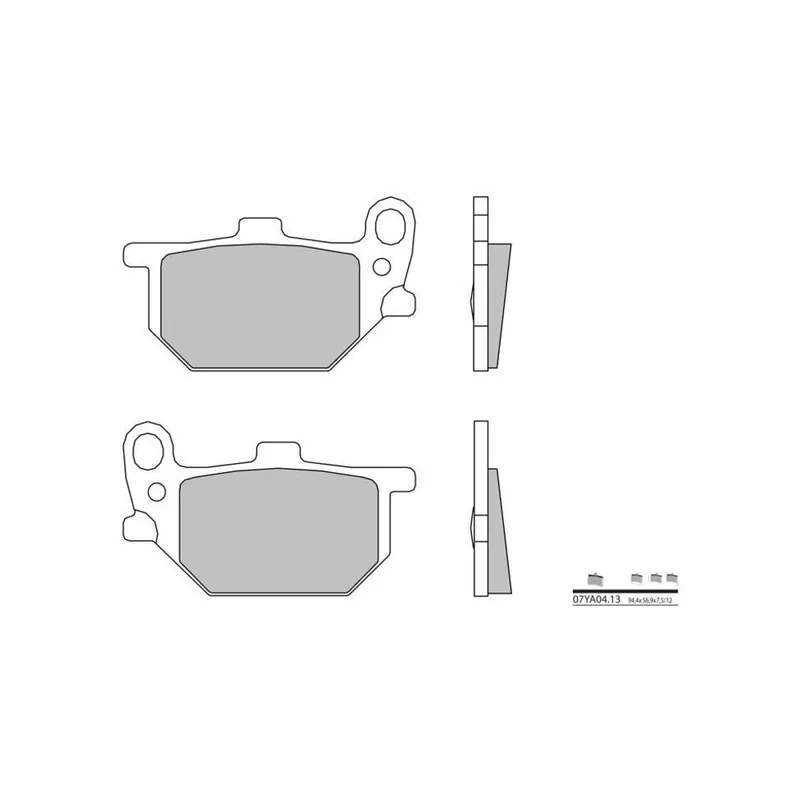 Nouveauté Plaquettes de frein BREMBO route carbone céramique – 07YA0413
