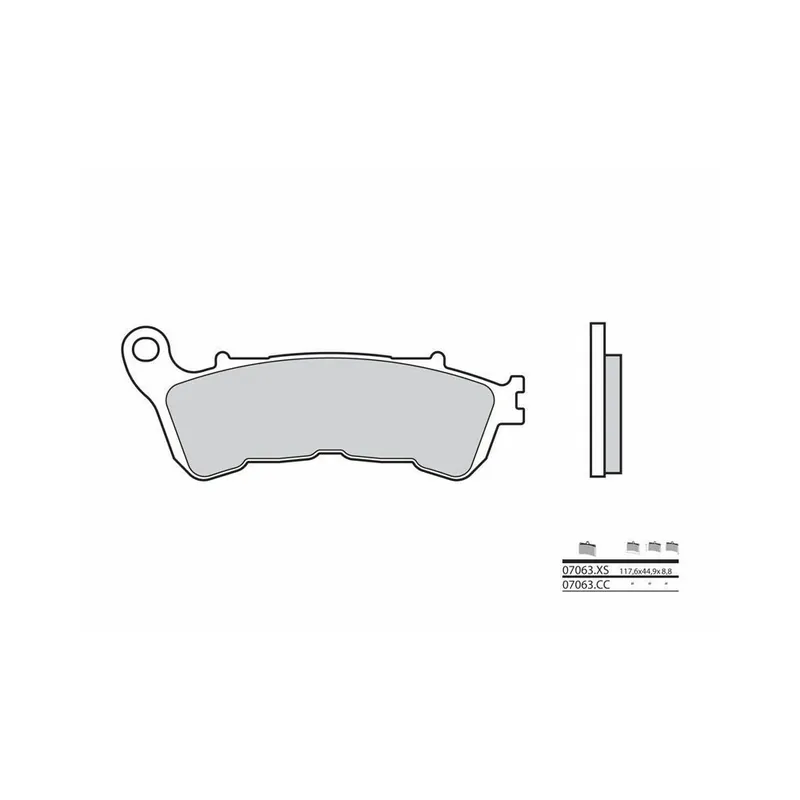 Commander Maintenant Plaquettes de frein BREMBO Scooter carbone céramique – 07063