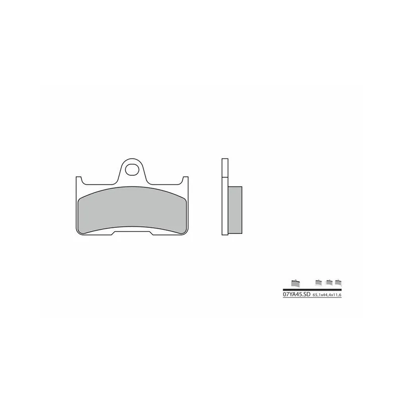 Prix Cassé Plaquettes de frein BREMBO Off-Road métal fritté – 07YA45SD