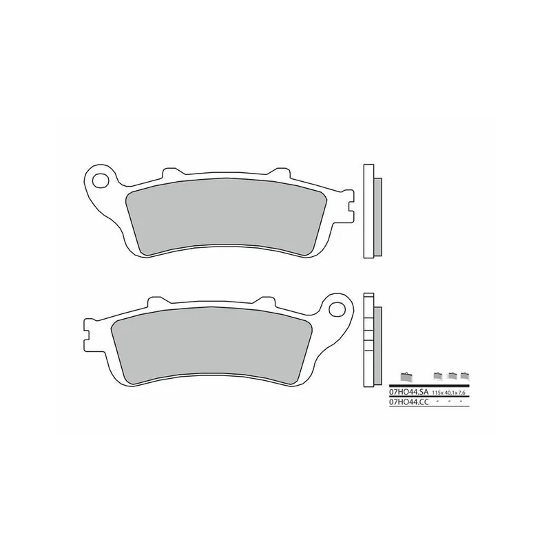 Jusqu&rsquo;à Épuisement Des Stocks Plaquettes de frein BREMBO route métal fritté – 07HO44SA