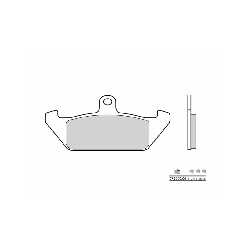 Soldes Plaquettes de frein BREMBO route carbone céramique – 07BB0606