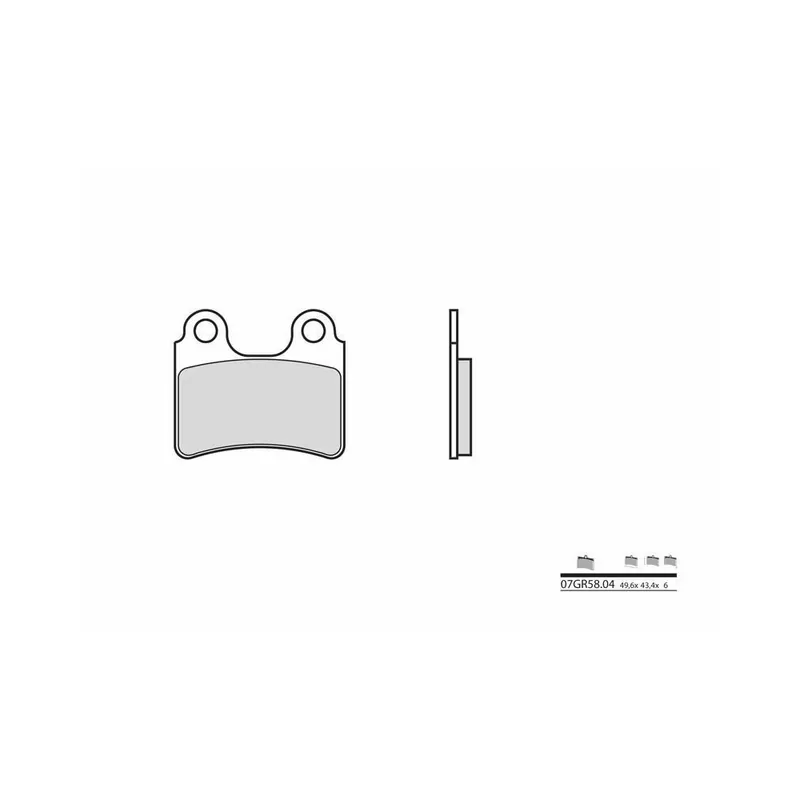 Livraison Express Plaquettes de frein BREMBO route carbone céramique – 07GR5804