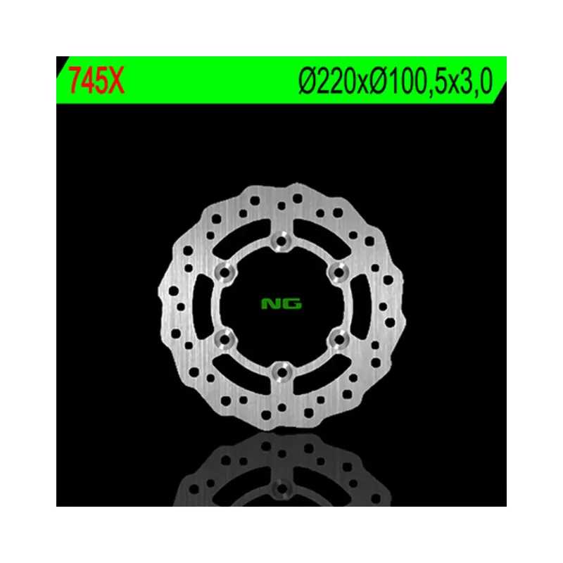 Meilleure Vente Disque de frein NG BRAKES pétale fixe – 745X