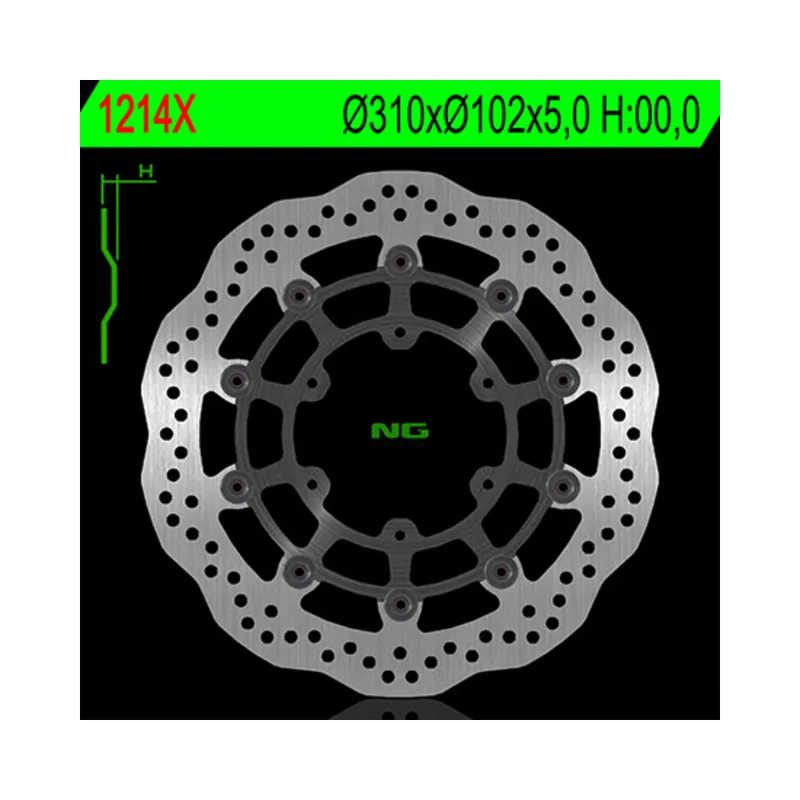 Must-Have Disque de frein NG BRAKES pétale flottant – 1214X