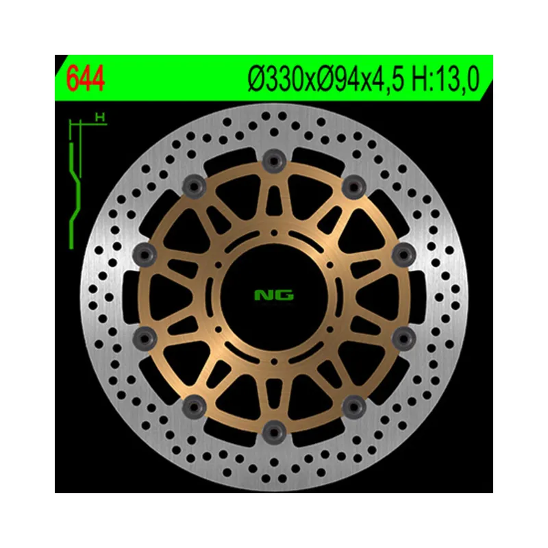 Promotion Saisonnière Disque de frein NG BRAKES flottant – 644