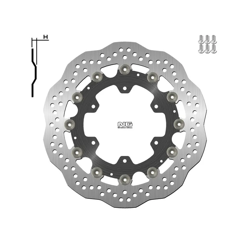 Soldes Disque de frein NG BRAKES pétale flottant – 1137XG