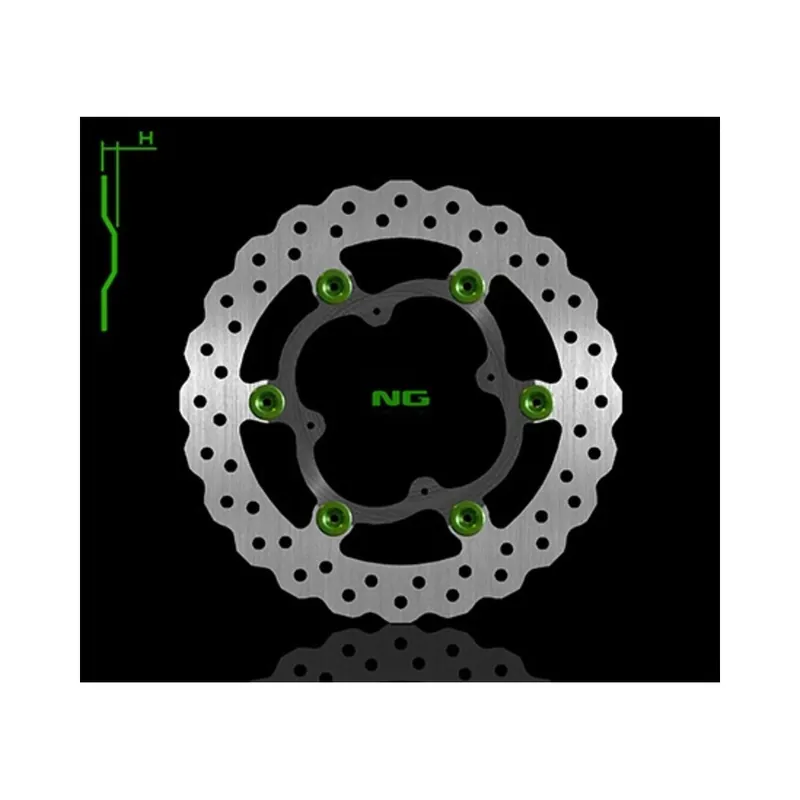 Disque de frein NG BRAKES pétale flottant – 1324X Super Prix