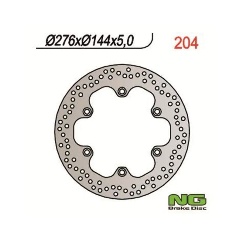 Prix Promo Disque de frein NG BRAKES fixe – 204