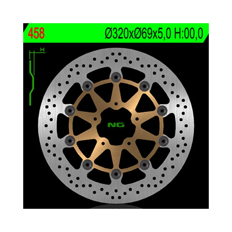 Acheter En Ligne Disque de frein NG BRAKES flottant – 458