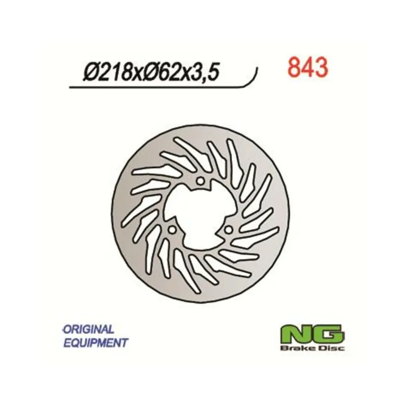 Populaire Disque de frein NG BRAKES fixe – 843