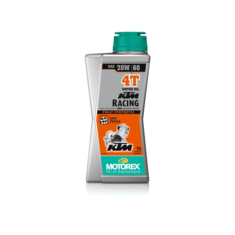 Huile moteur MOTOREX KTM Racing 4T – 20W60 10x1L Must-Have