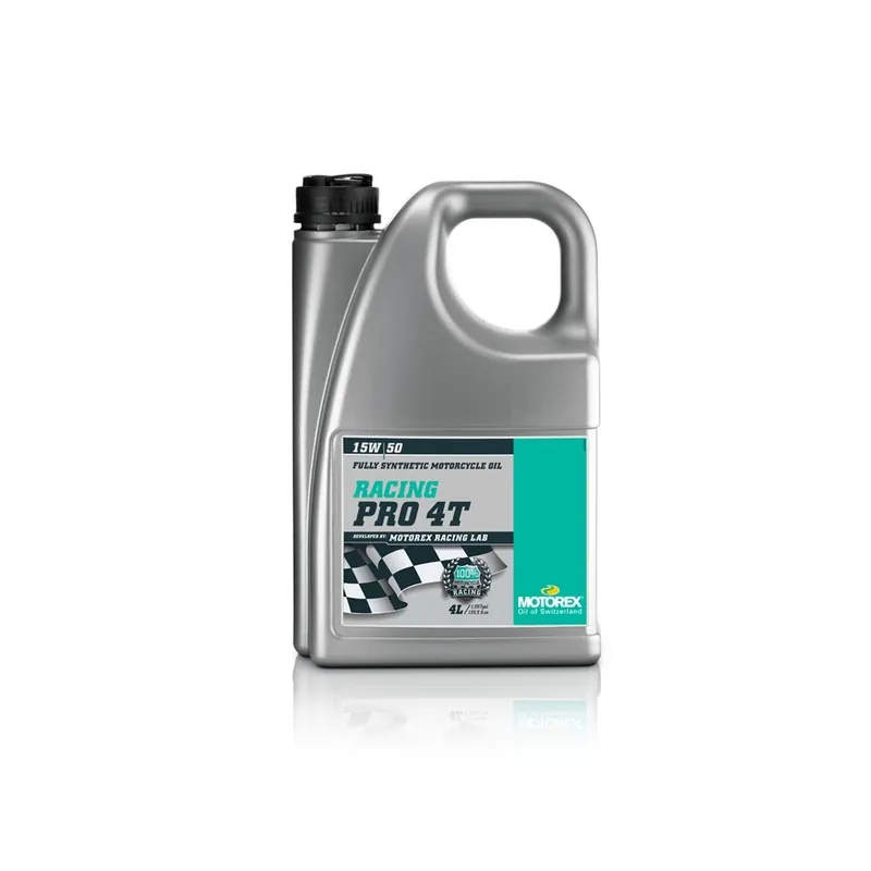 Vente Directe Huile moteur MOTOREX Racing Pro 4T – 15W50 4L x4