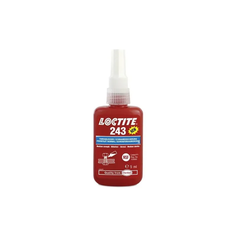 Frein filet moyen LOCTITE 243 – flacon 5ml Offre Spéciale