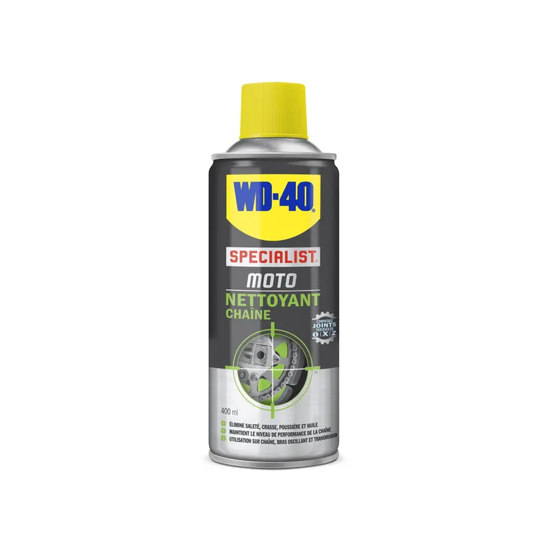 Pas Cher Nettoyant chaîne WD-40 Specialist® Moto – Spray 400 ml