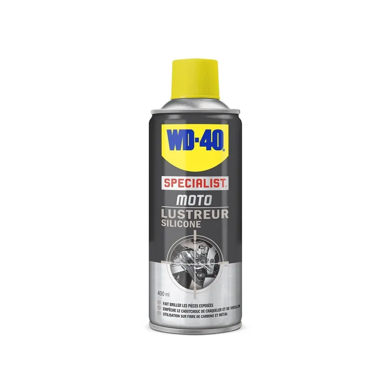 Lustreur silicone WD-40 Specialist Moto 400ml Nouvelle Collection