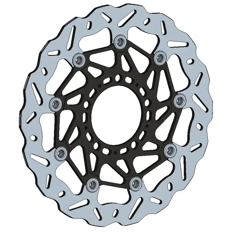 Disque de frein avant droit BRAKING WK139R Wave flottant Kawaskai Satisfait Ou Remboursé