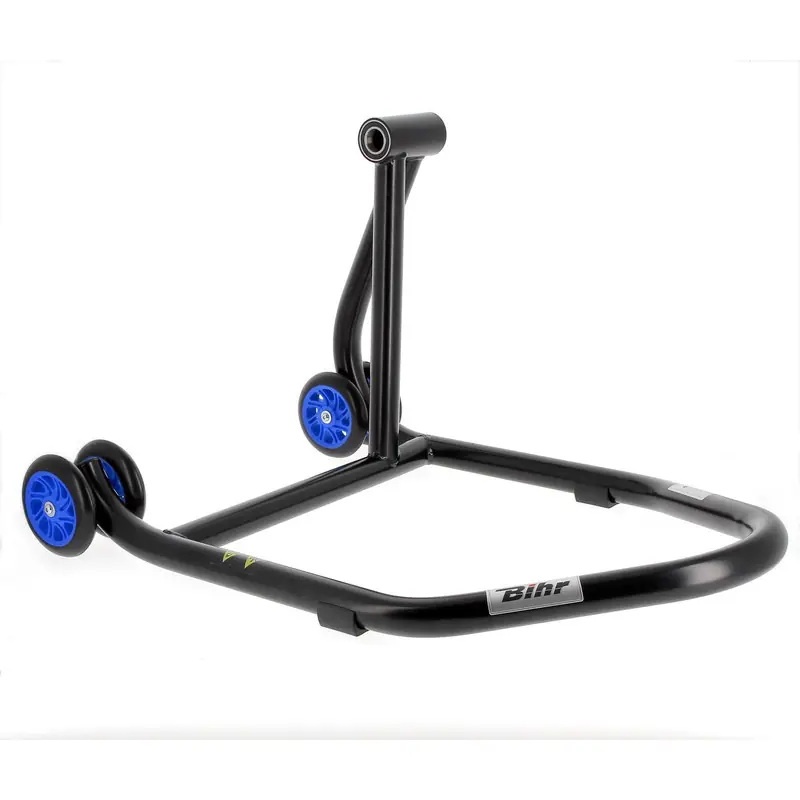 Prix Cassé Béquille monobras droite BIHR Home Track noir mat roues bleu