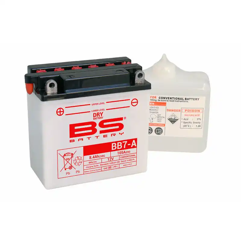 Produit De Marque Batterie BS BATTERY Haute-performance avec pack acide – BB7-A