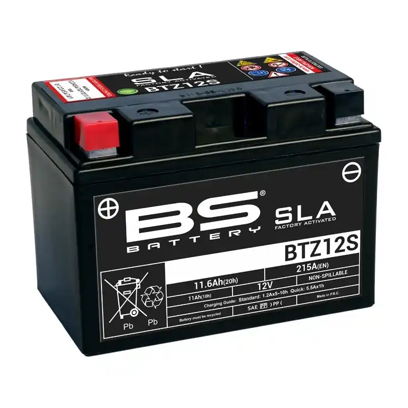 Vente Directe Batterie BS BATTERY SLA sans entretien activé usine – BTZ12S