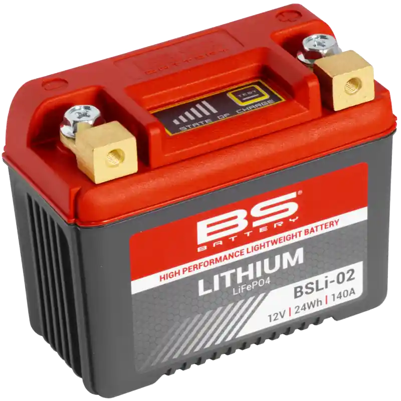 Batterie BS BATTERY Lithium-Ion – BSLI-02 Paiement Sécurisé