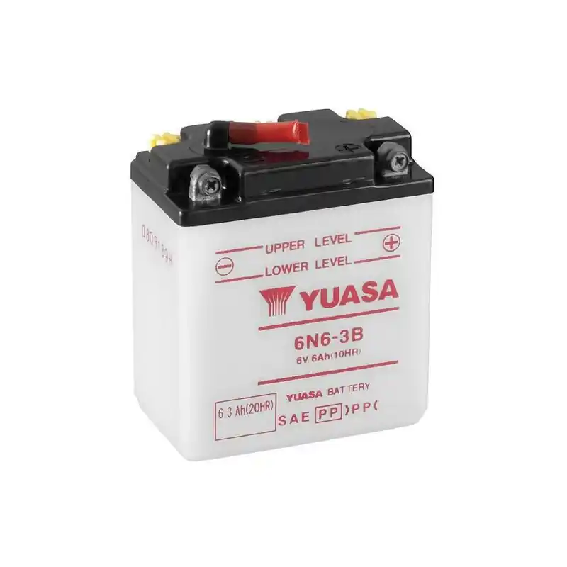 Batterie YUASA conventionnelle sans pack acide – 6N6-3B Promotion
