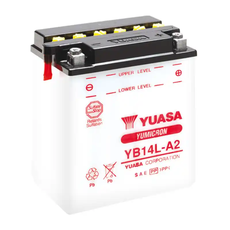Prix Cassé Batterie YUASA conventionnelle sans pack acide – 12N7-4A