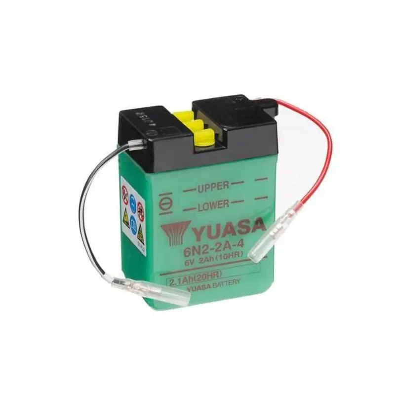 Batterie YUASA conventionnelle sans pack acide – 6N2-2A-4 Top Vente