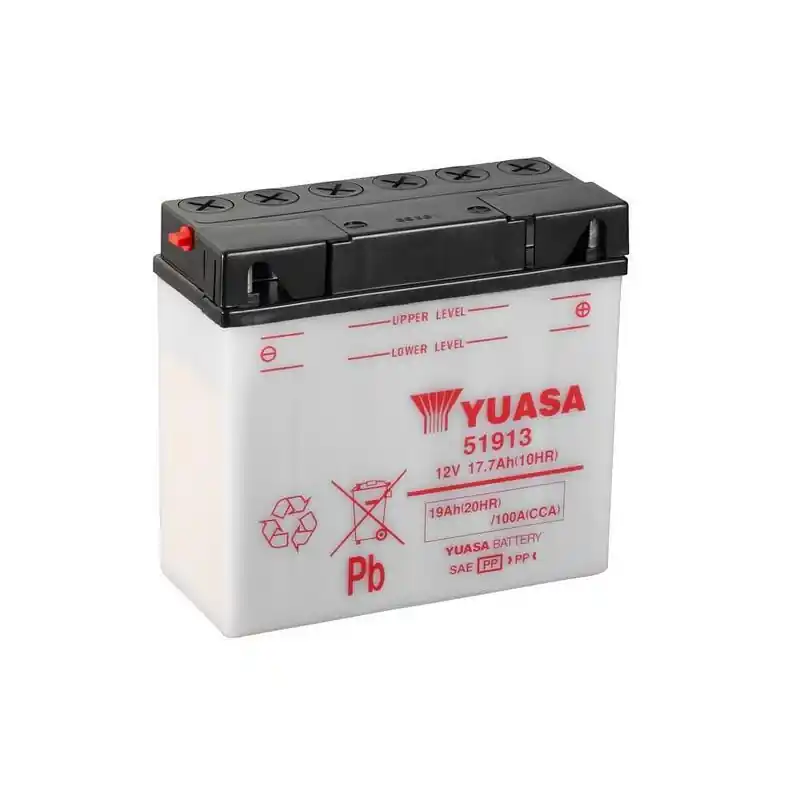 Batterie YUASA conventionnelle sans pack acide – 51913 Bon Marché
