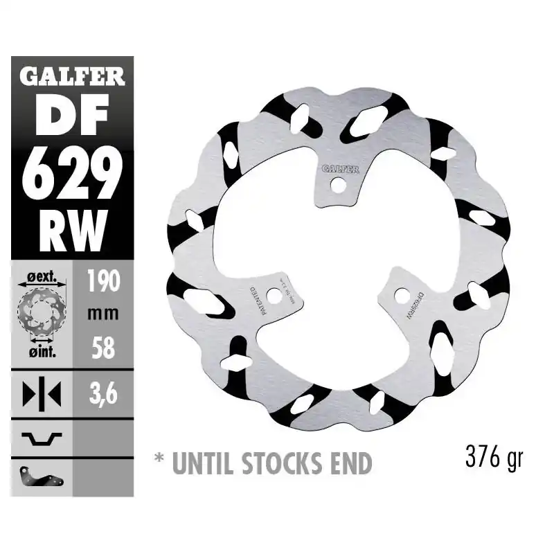 BRAKE DISC FIXED WAVE GR Commander Vite