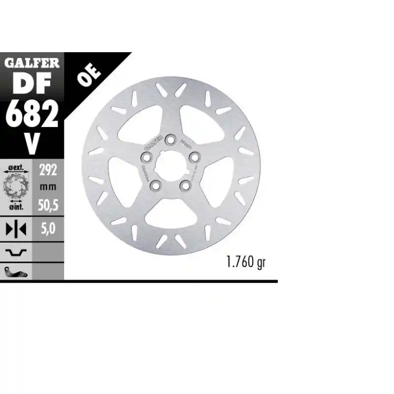 BRAKE DISC FIXED ROUND Soldes