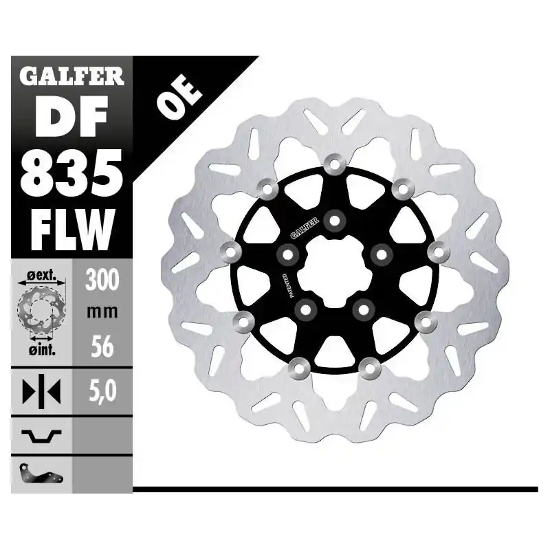 Livraison Express BRAKE DISC FLOAT WAVE