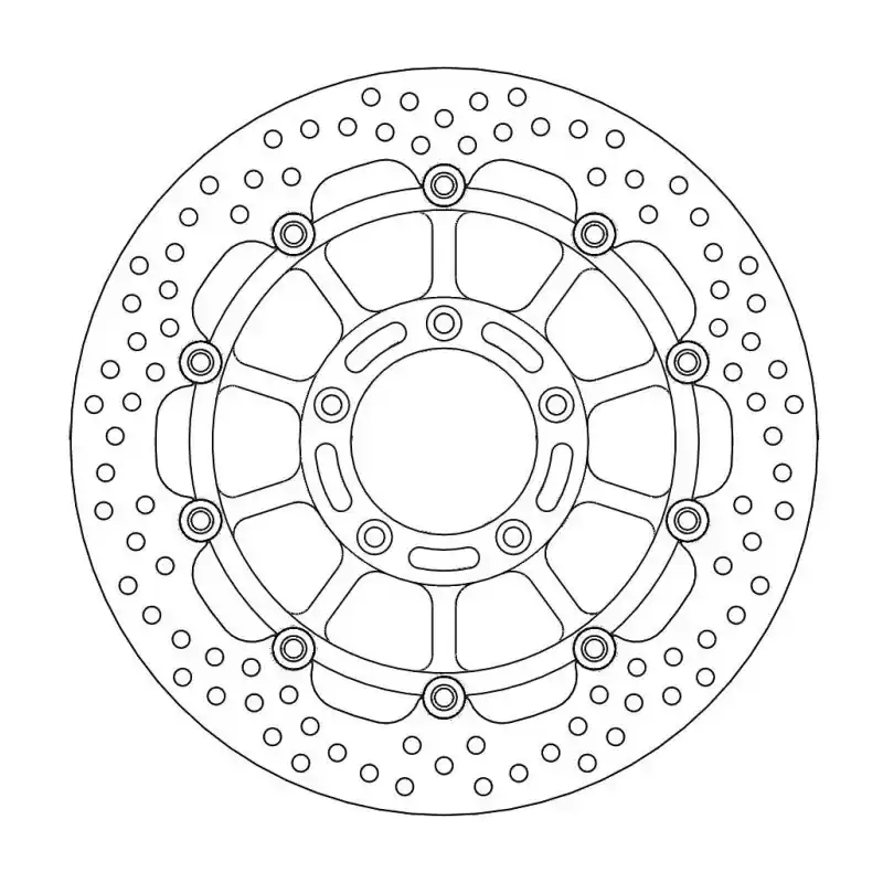 BRAKE DISC HALO FLOAT FT Bon Marché