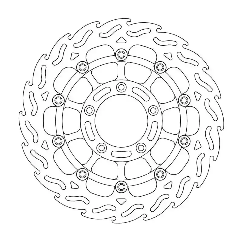 BRAKE DISC FLAME FLOAT FT L Super Prix