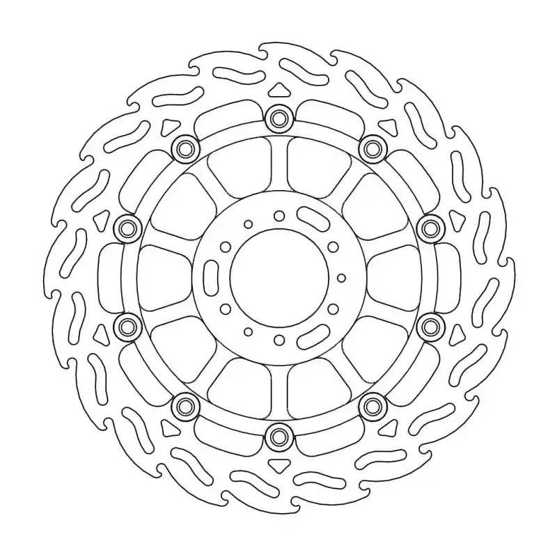 BRAKE DISC FLAME FLOAT FT R Retour Gratuit