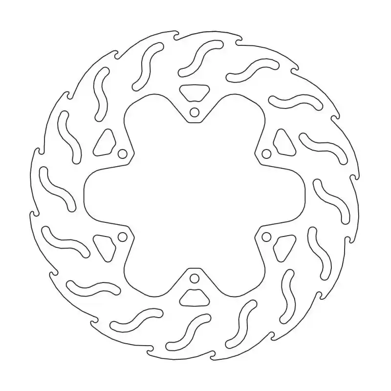 BRAKE DISC FLAME FRONT LEFT Commander Maintenant